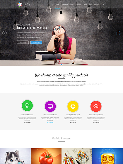 ZT Leo Joomla Creative Designers Template