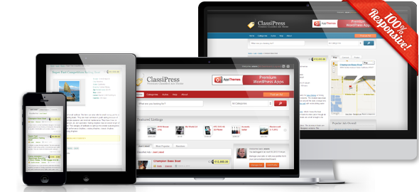 ClassiPress Responsive WordPress Classified Theme