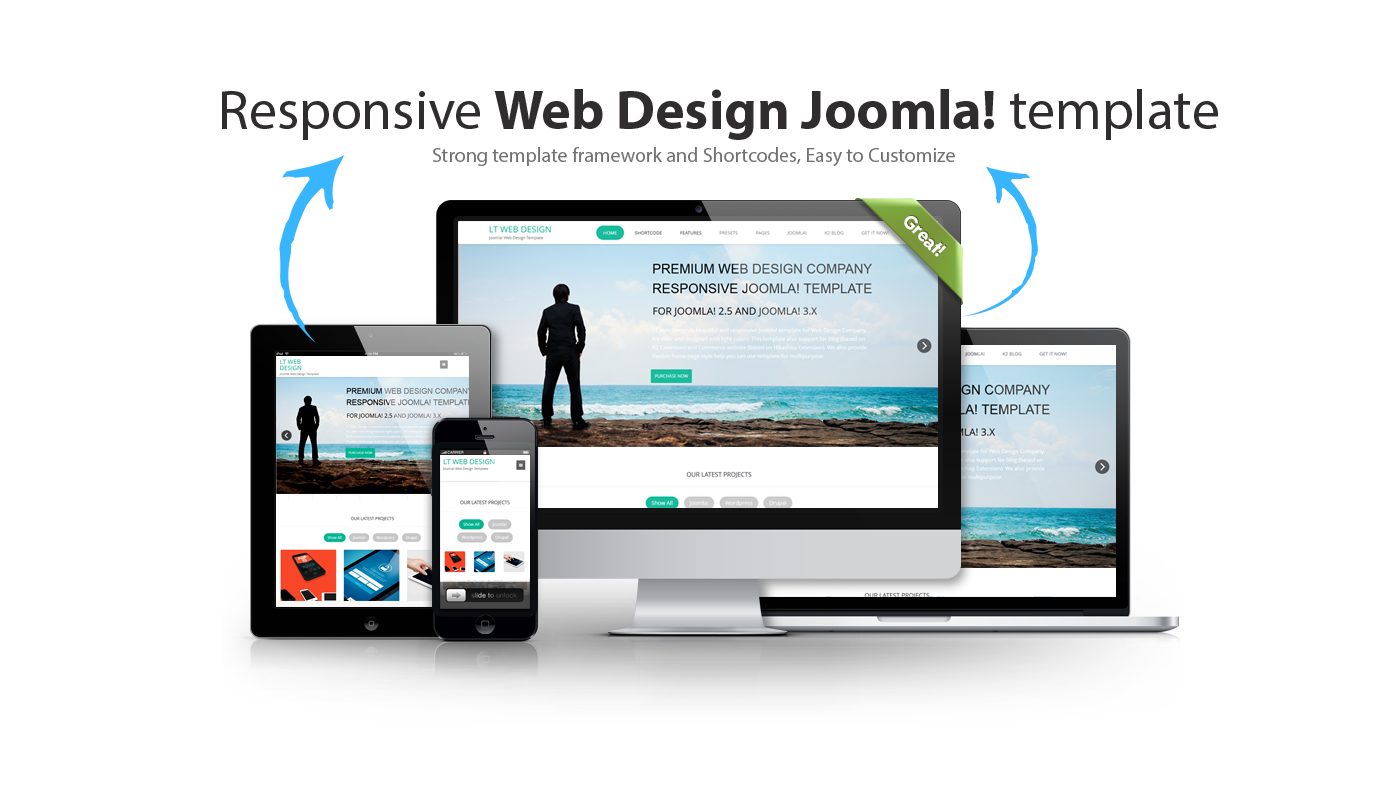 LT Web Design Joomla Graphic Designers Template