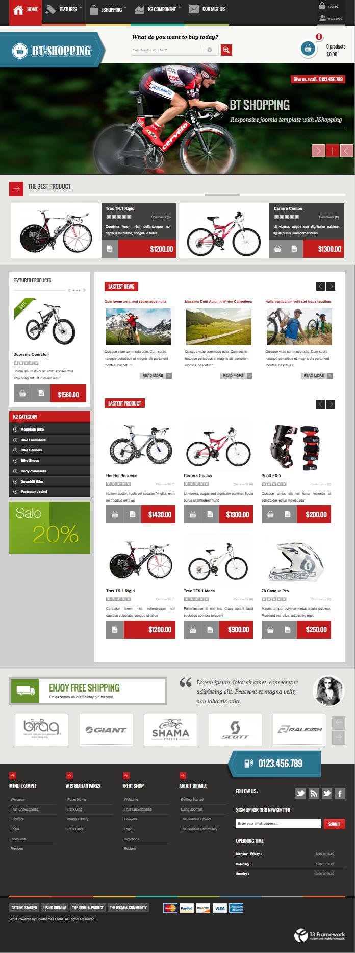 BT Shopping Joomla JoomShopping Template