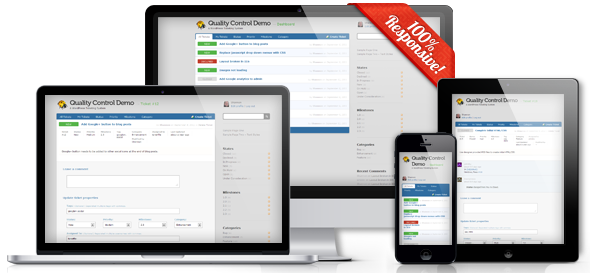 Quality Control Responsive WordPress Issue Tracking Theme