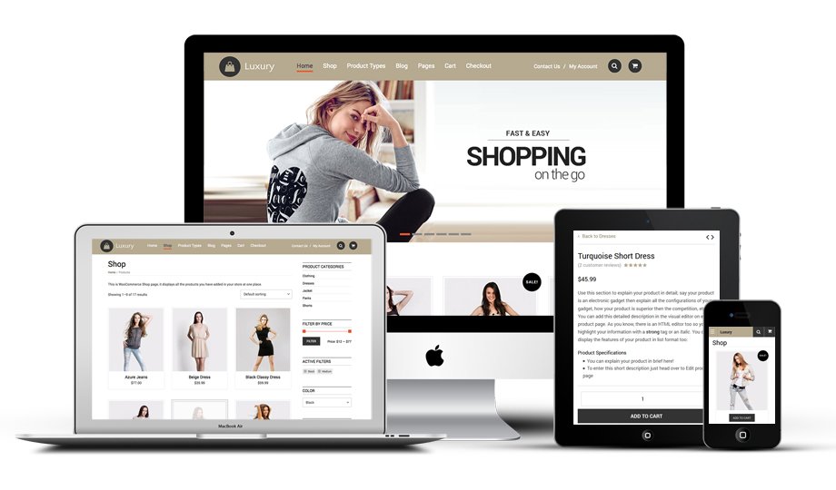 Luxury Responsive WordPress Shopping Theme