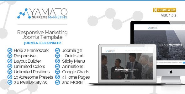 Yamato Joomla Business Marketing Template