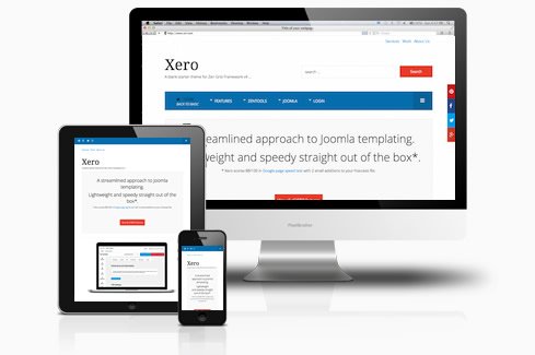 Xero Responsive Joomla SEO Optimized Template