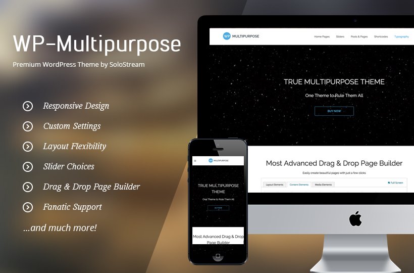 WP Multipurpose Theme by Solostream