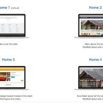 4 Pre-built Homepage Designs