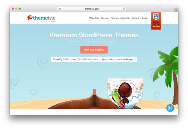 Themeisle WordPress Theme Club & Membership