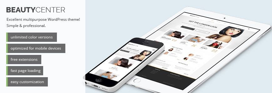 PE Beauty Center ­High Quality WordPress Theme