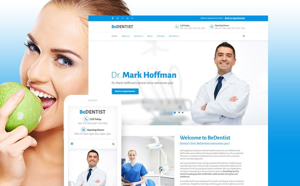 BeDentist Dentist & Medical WordPress Theme