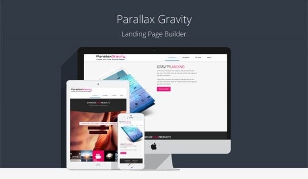 Parallax Gravity Page Builder Plugin