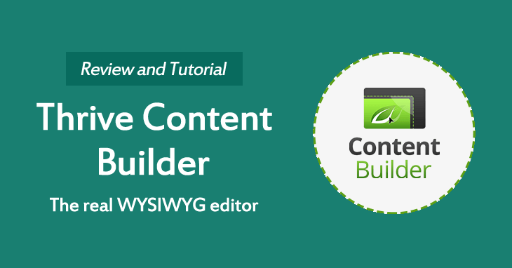Thrive Content Builder Plugin