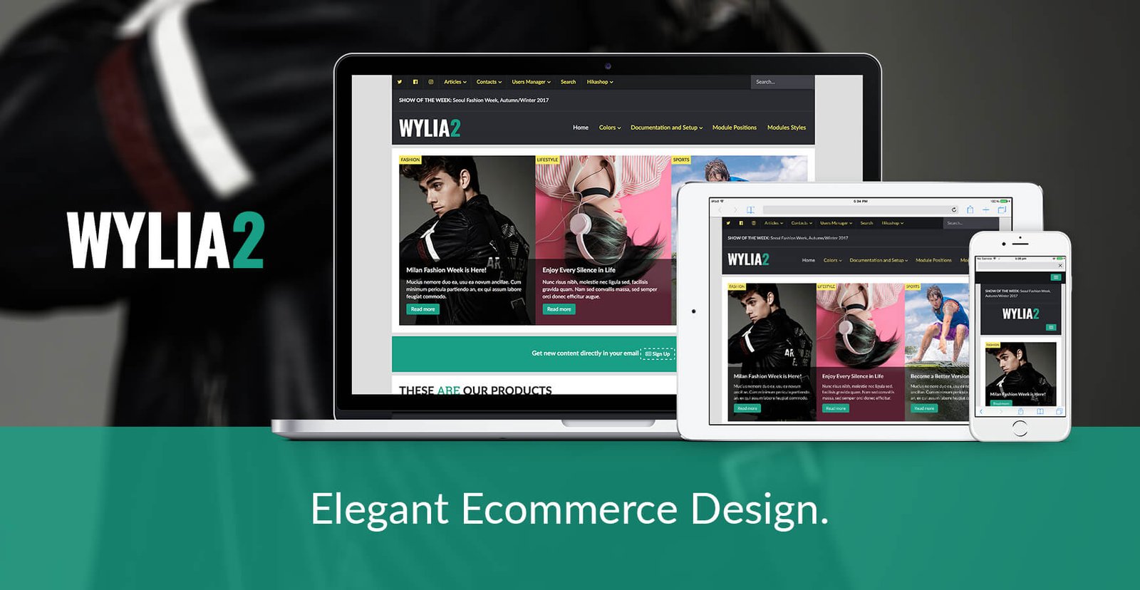 Wylia Joomla Template for e-Commerce