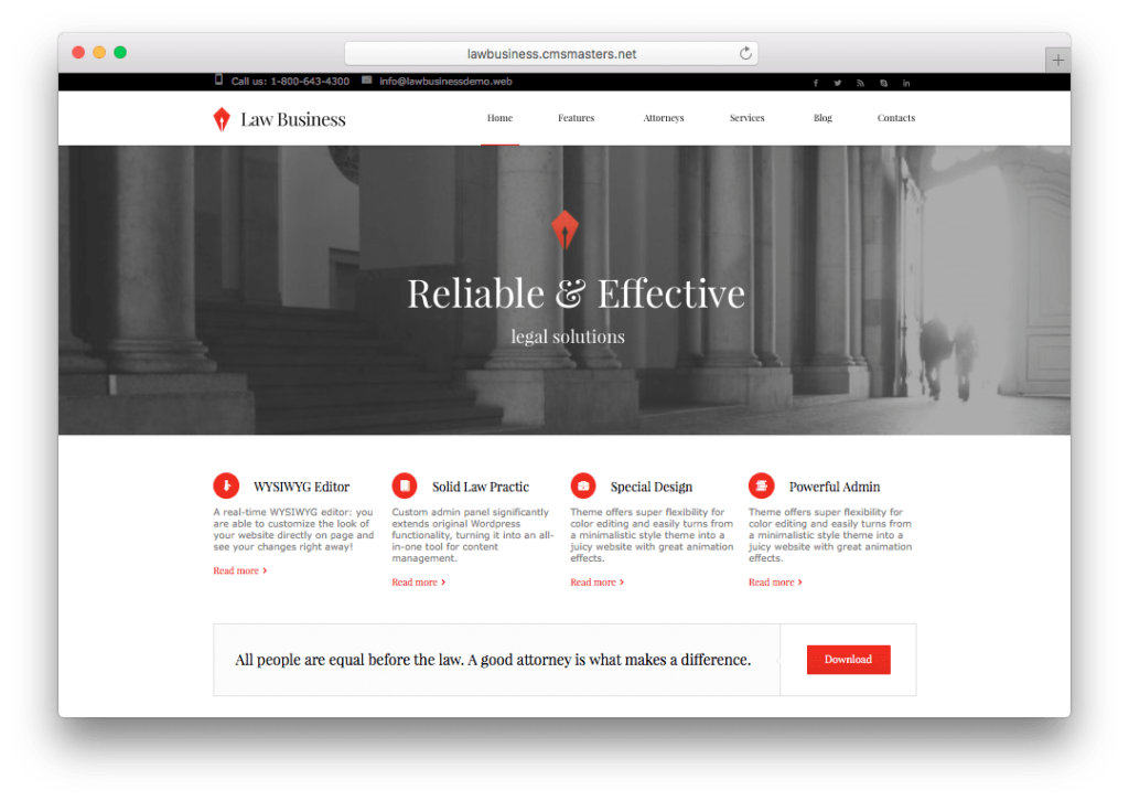 8 Best Law Office WordPress Theme for Lawyers, Attorney & Law Firms