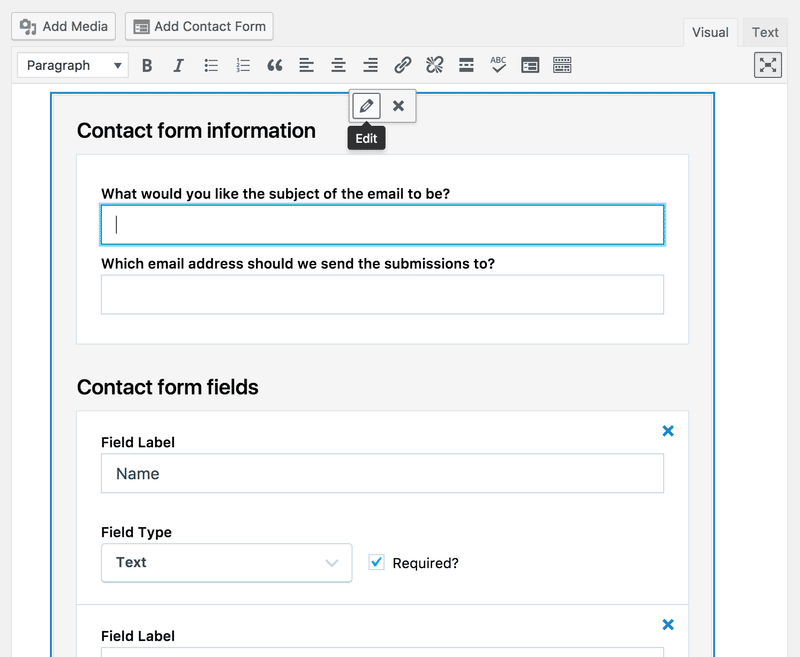 Jetpack Contact Form