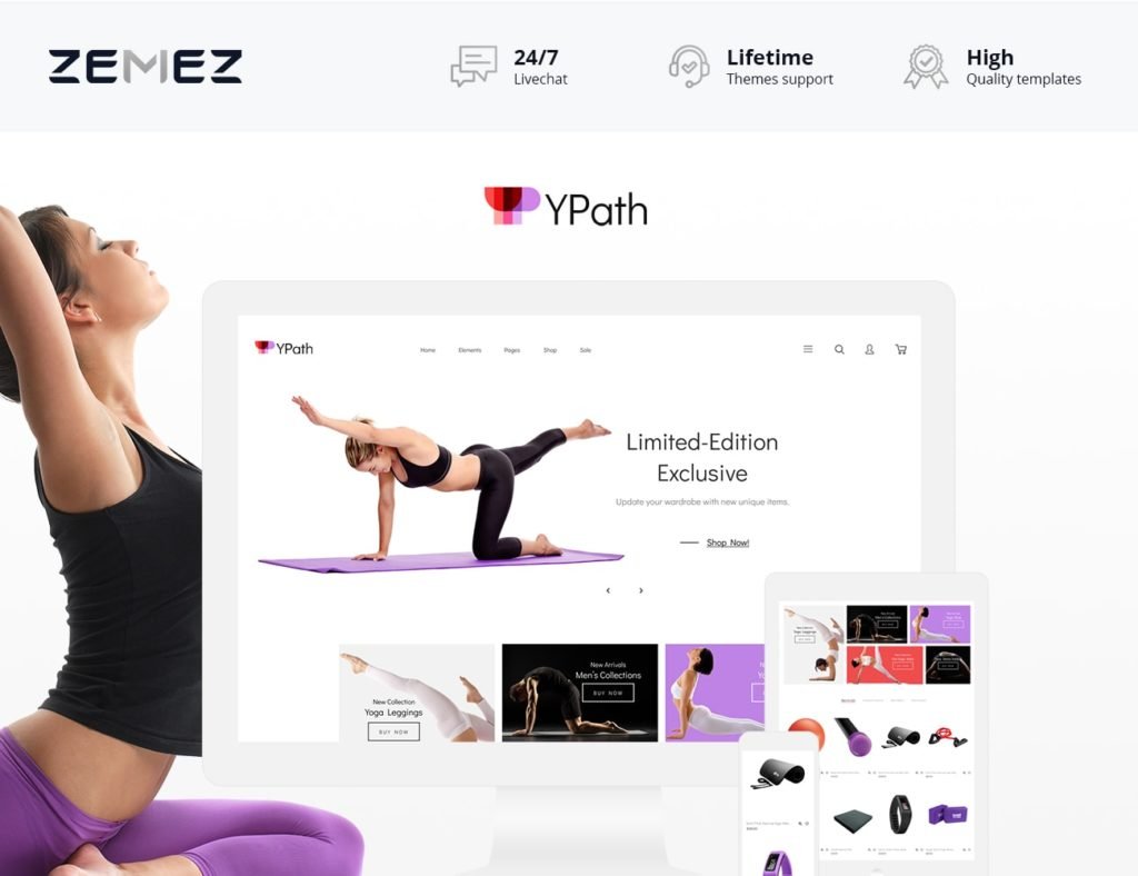 YPath AMP Yoga Store Magento Theme-min
