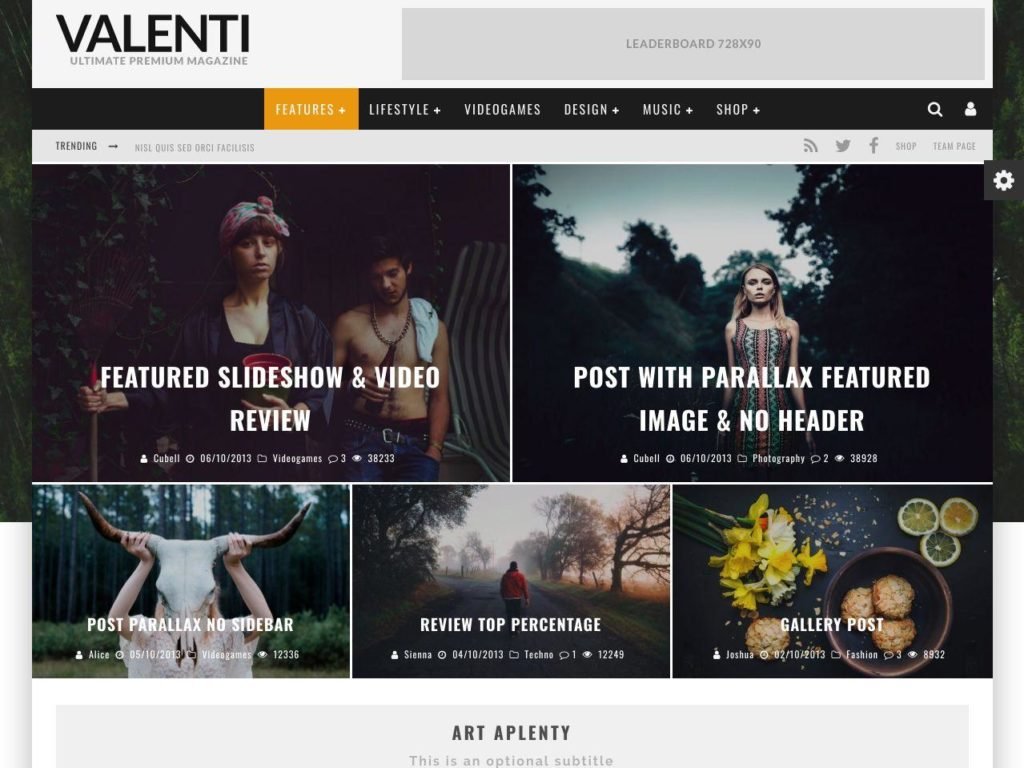 Valenti WordPress HD Review Magazine News Theme